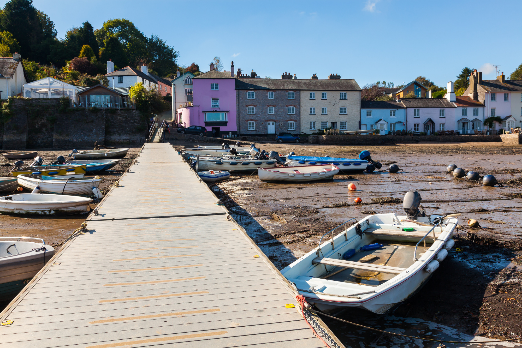 Dittisham pontoon - perfect for crabbing