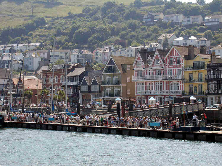 The crabbing quay at Dartmouth